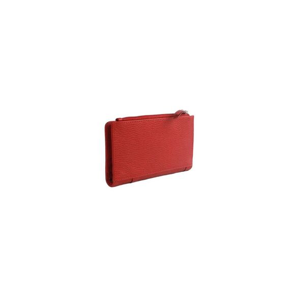 Eastern Counties Leather Davina Leather D-Ring Coin Purse / Red